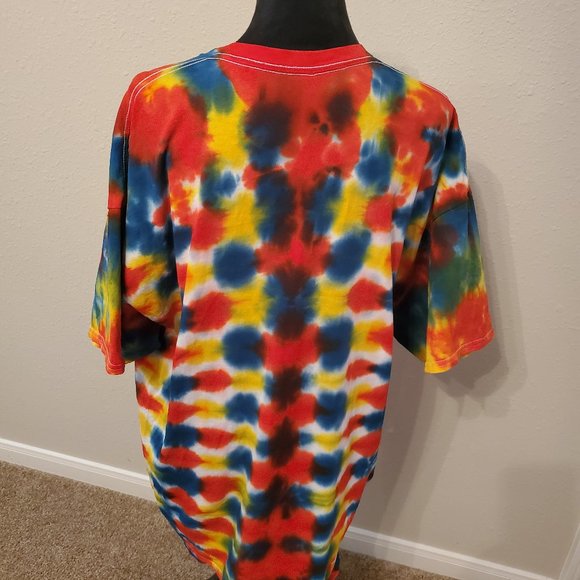 Tie Dye Boho Bohemia unisex  short sleeve T-shirt size 2X.100% cotton. - Picture 3 of 10